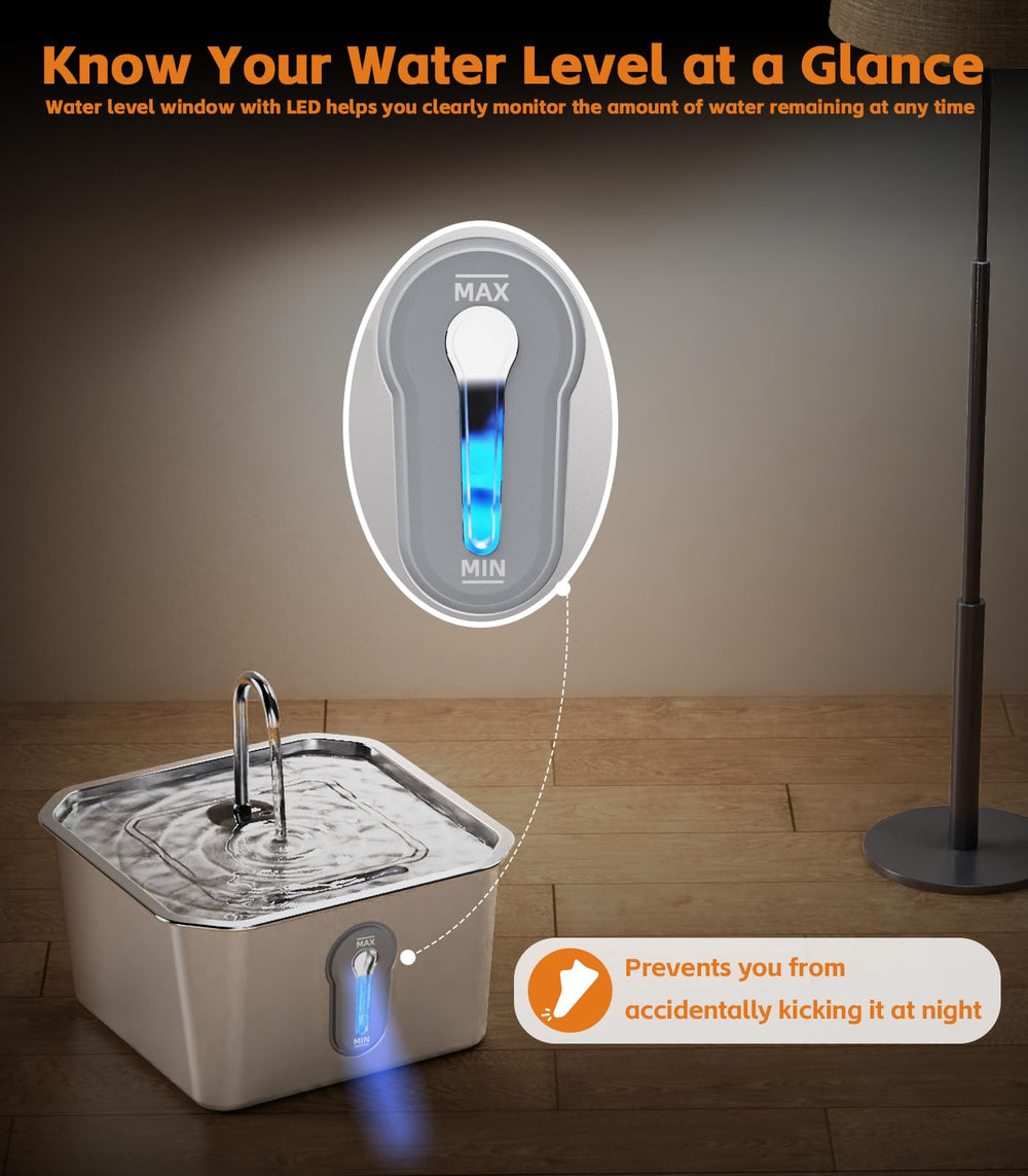 UPAWPIA flux d'eau doux illustré pour un confort de léchage optimal
