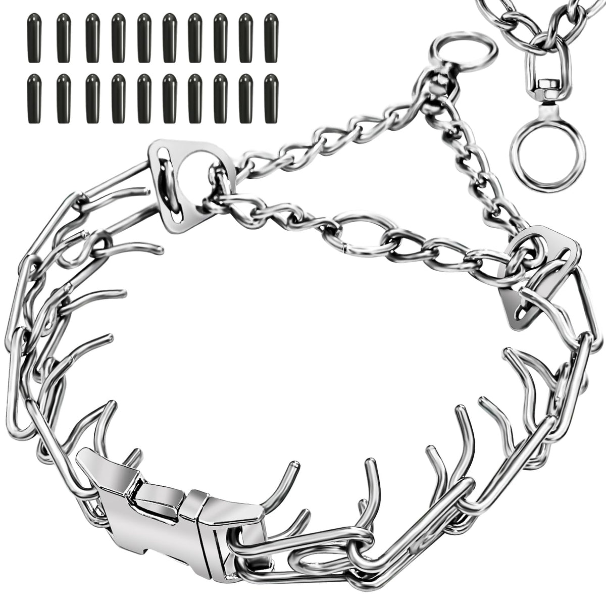 UPDOPEF collier face avant avec boucle rapide pour mise en place sûre