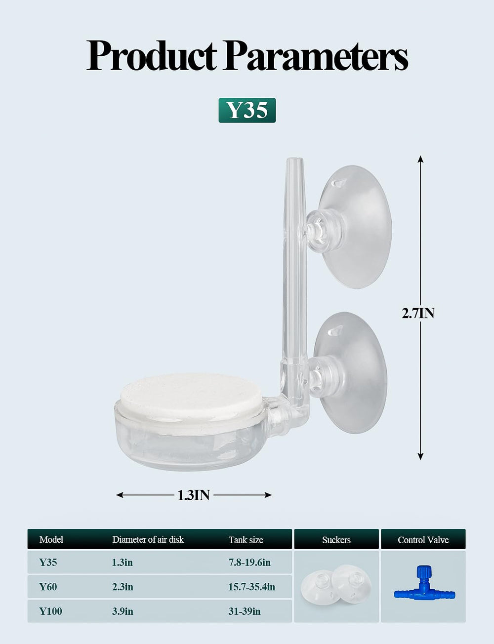 UPETTOOLS vanne réglable détail pour contrôler densité des bulles et débit