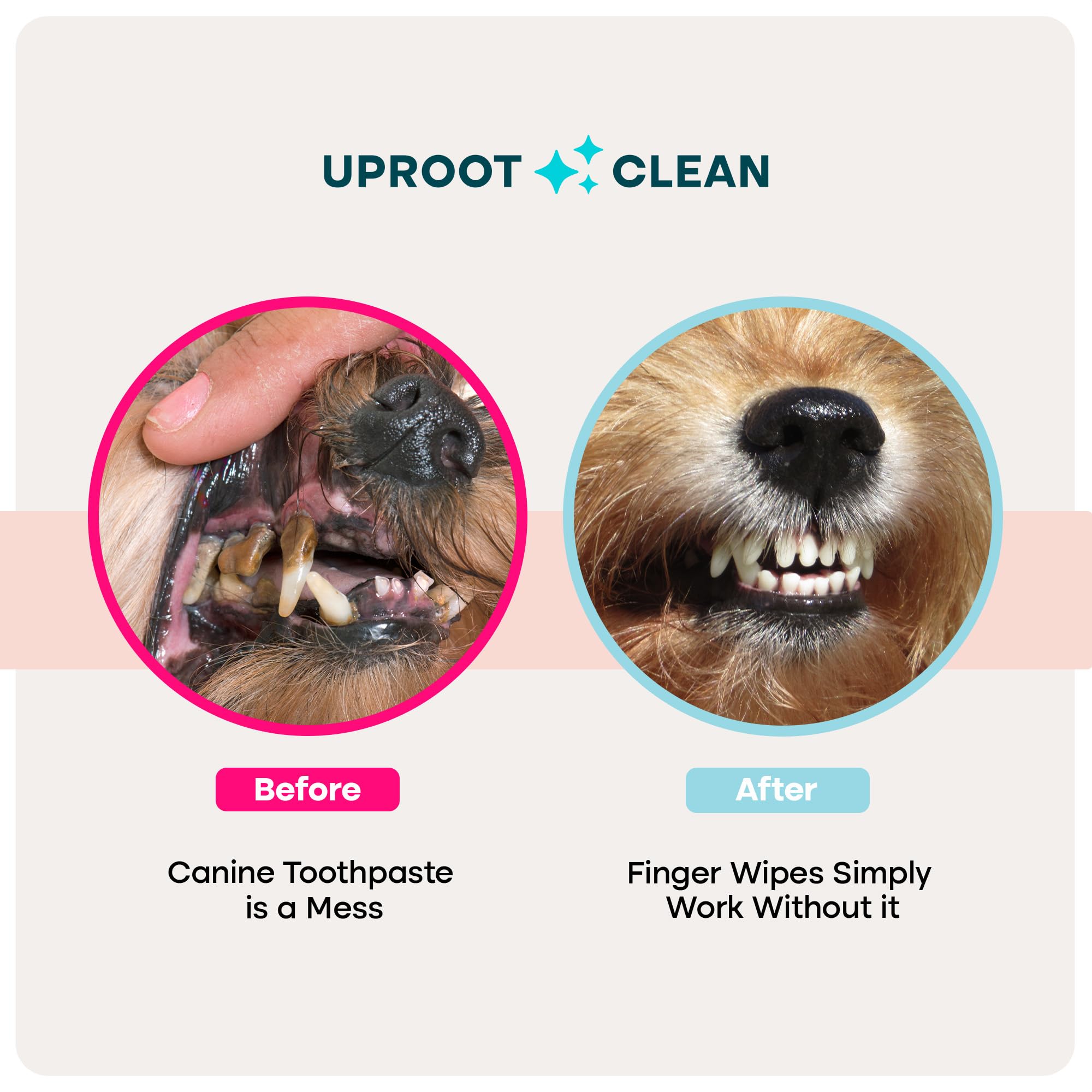 Uproot Clean détail d'étiquette montrant ingrédients doux