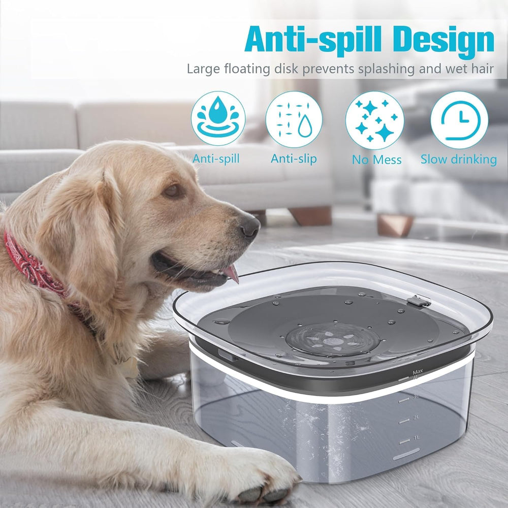 UPSKY comparaison d'échelle montrant capacité 4 L pour plusieurs chiens