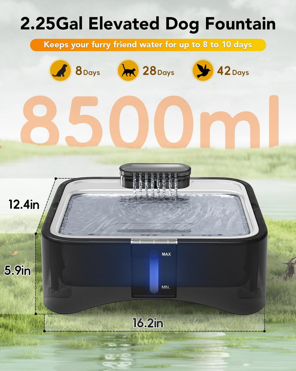 UPSKY plateau en acier inox 304, hygiène et nettoyage facile