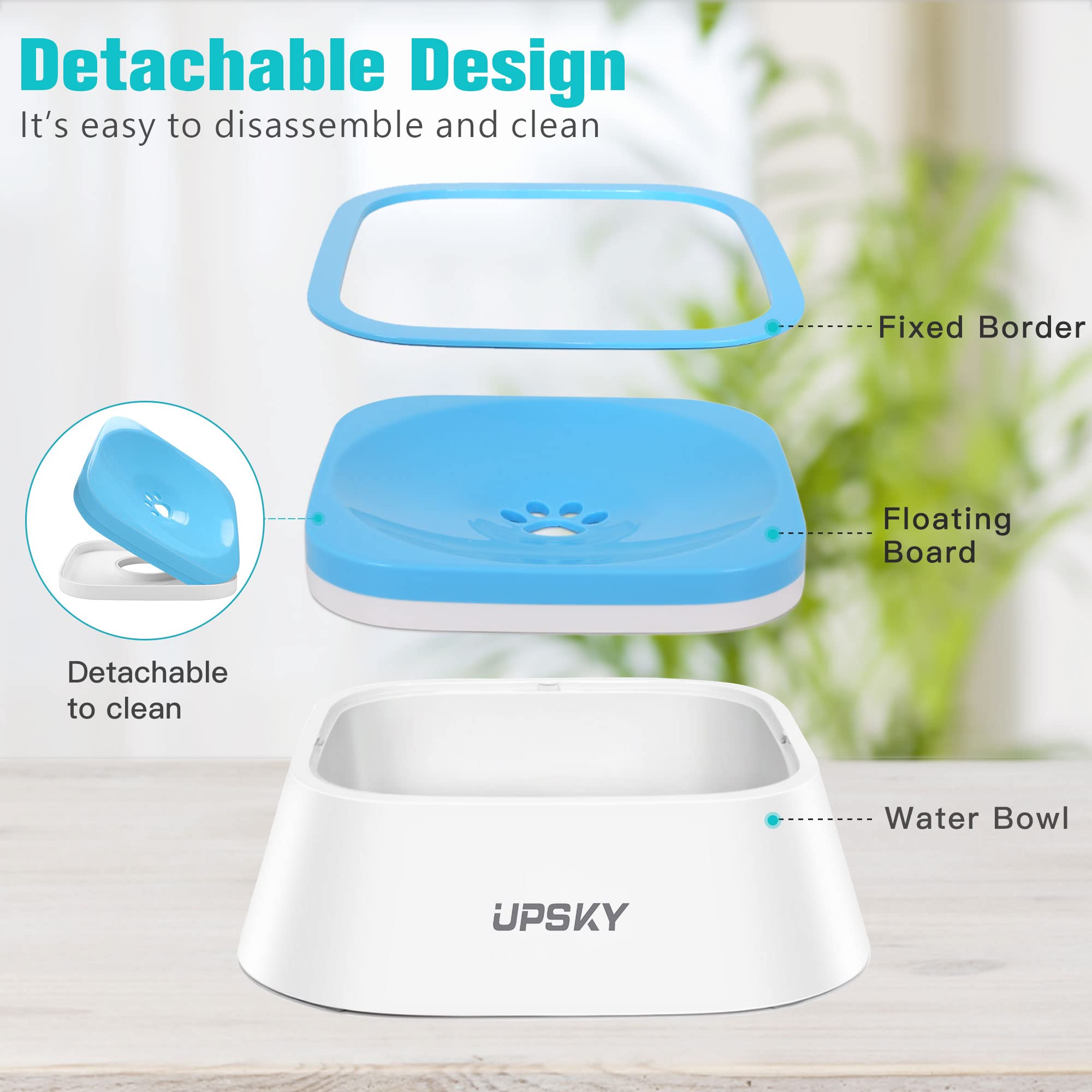 UPSKY disque flottant gros plan illustrant ralentissement de la boisson