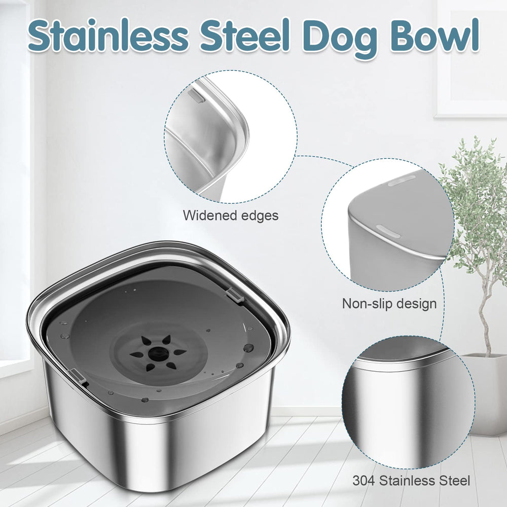UPSKY gamelle en usage par un chien limitant éclaboussures et saletés