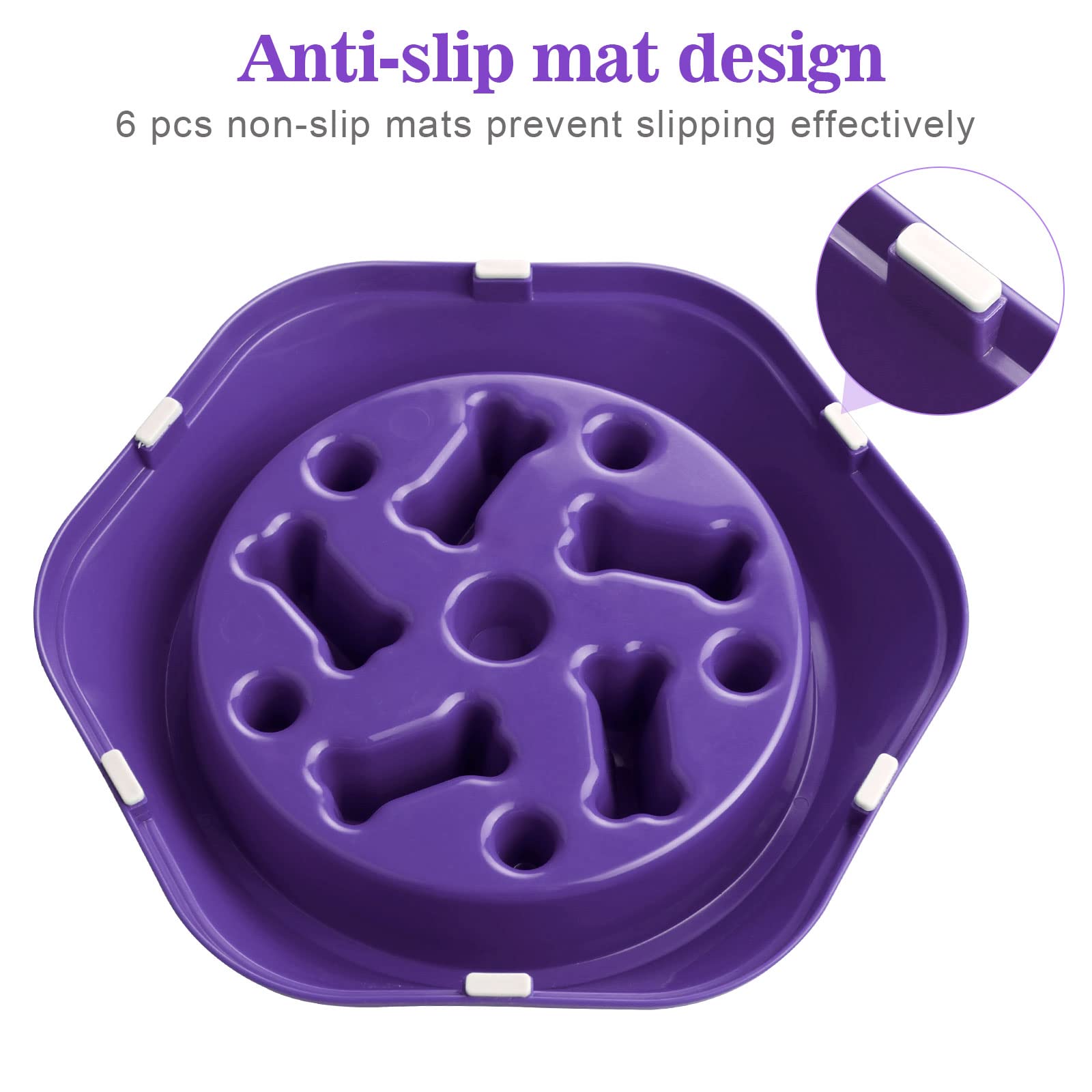 UPSKY chien mange rendant le repas plus lent et interactif