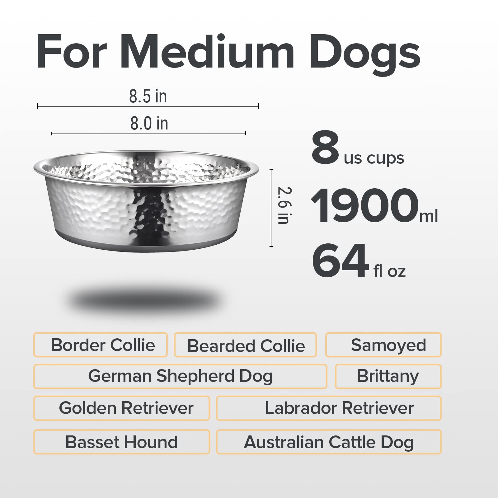 URBUDDIES gros plan martelé en inox montrant la texture durable