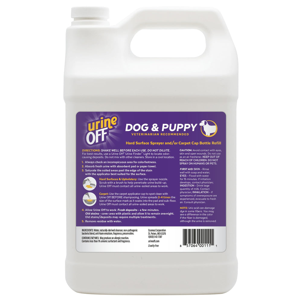 urineOFF étiquette montrant ingrédients, transparence et sécurité