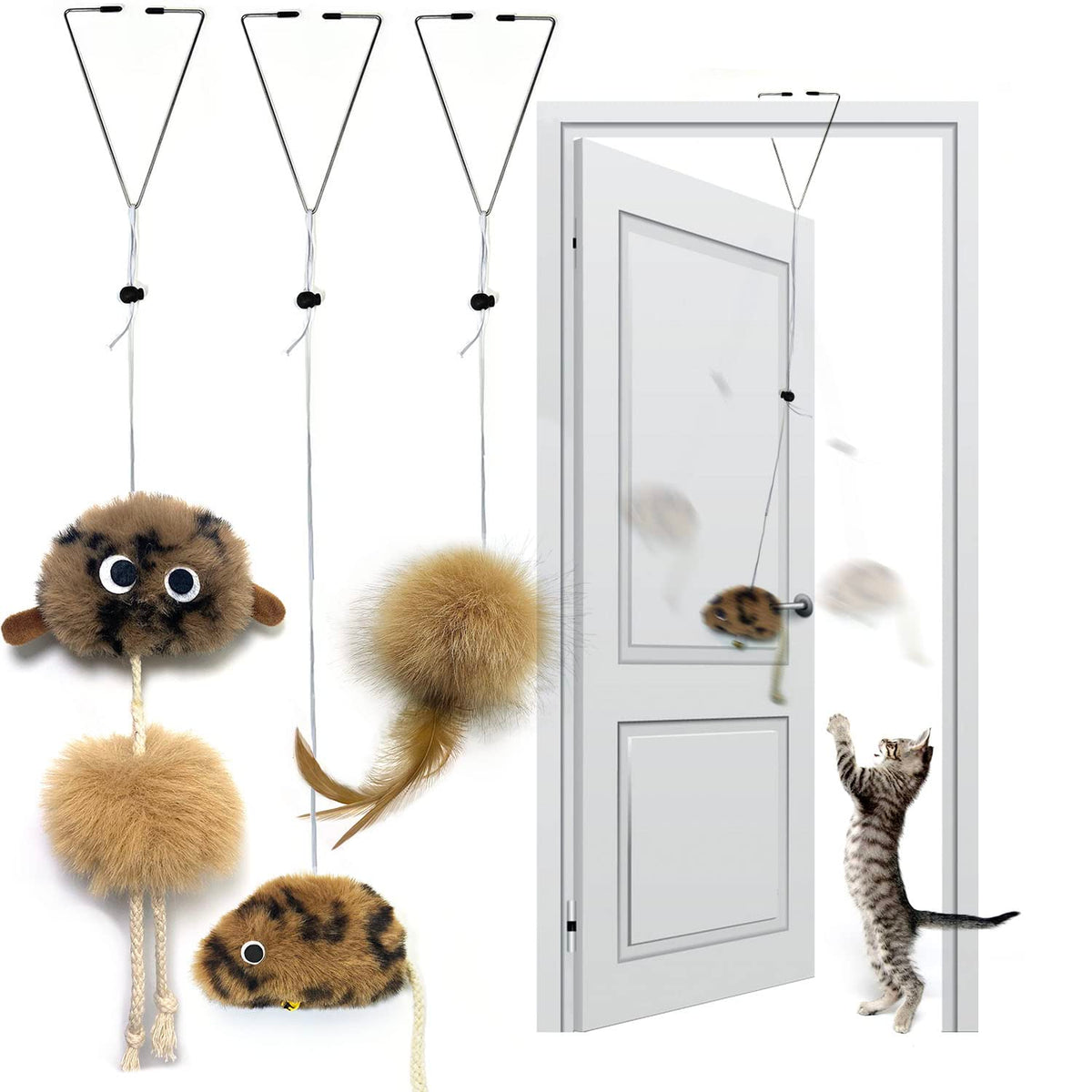URMYONLY emballage pack de trois jouets suspendus bénéfice stimulation