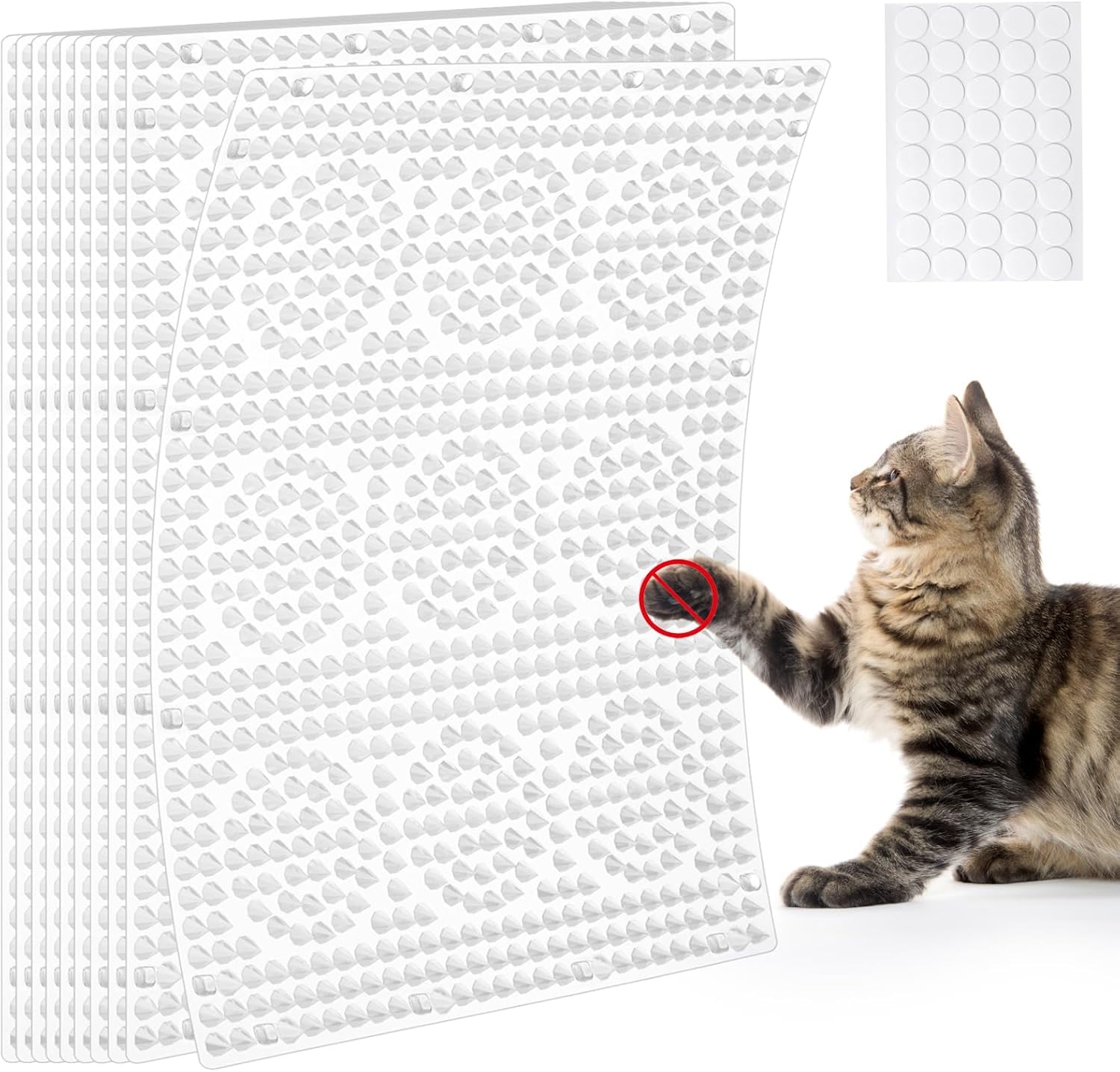 Uross tapis octogonal face avant montrant la forme et la couverture protectrice