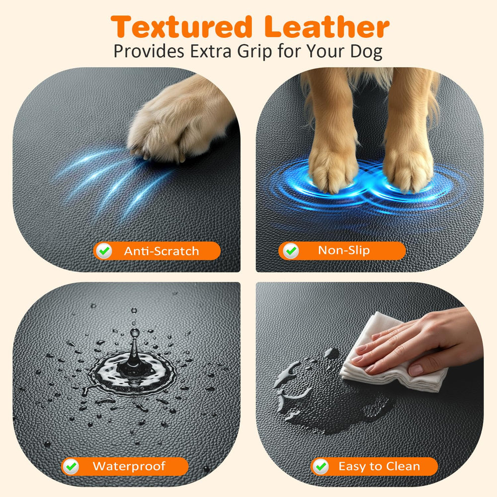 URPOWER cuir PU texturé gros plan résistant aux griffures et facile à nettoyer