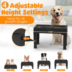 URPOWER profil affichant les quatre hauteurs réglables, assure posture confortable