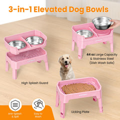 URPOWER support en position basse adapté aux chiots et petits chiens pour posture naturelle