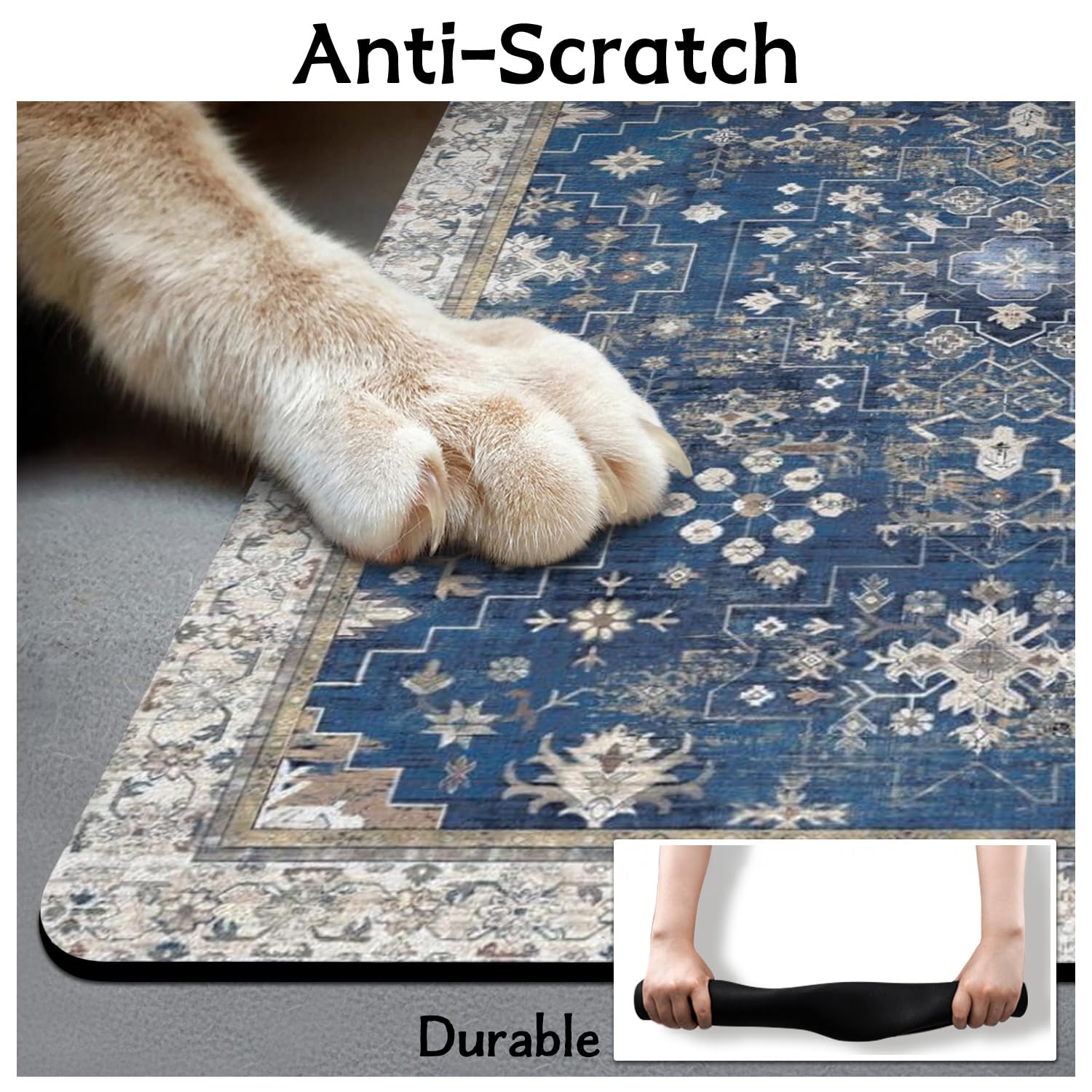 Usnfhcaw tapis roulé pour rangement portable et gain de place
