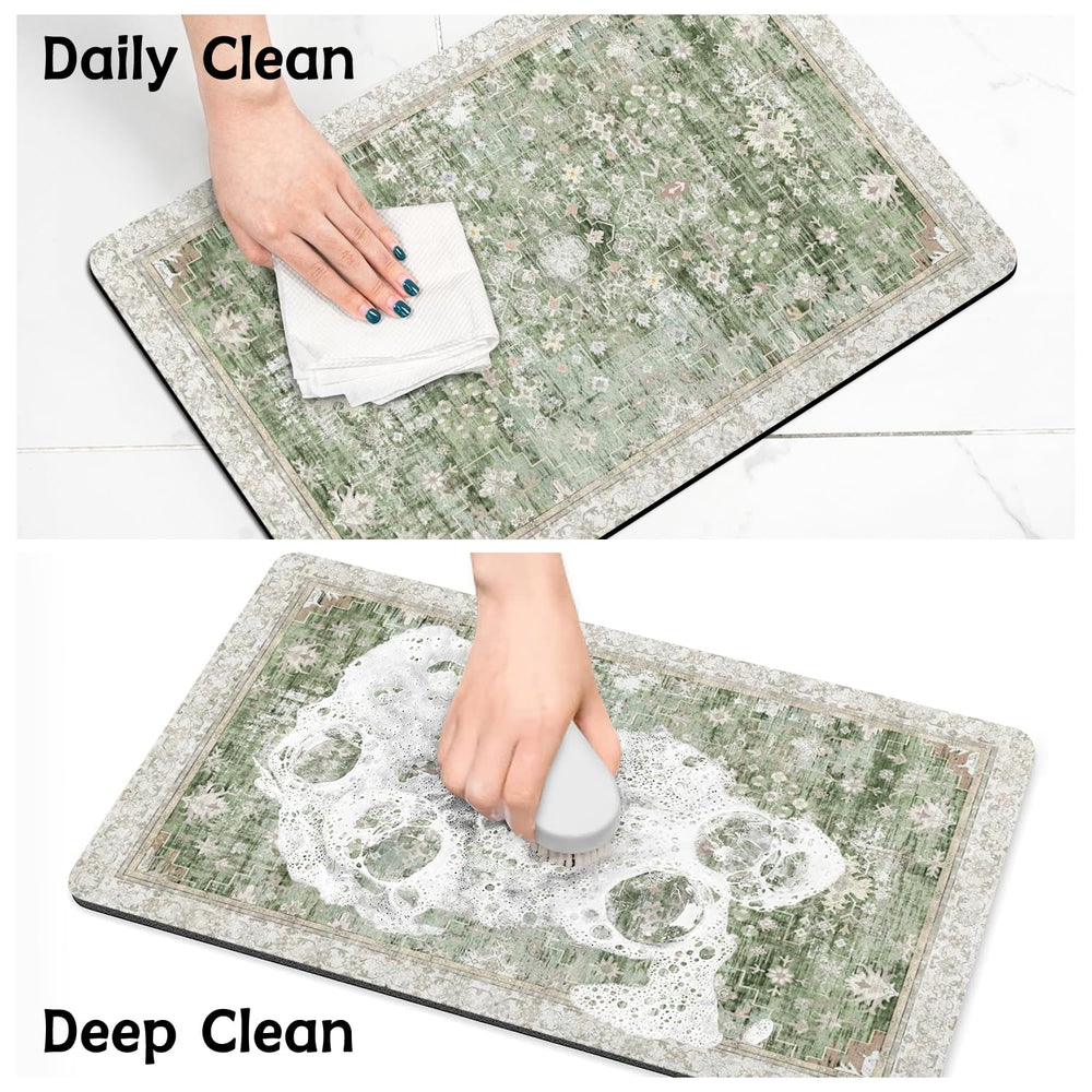 Usnfhcaw tapis intégré dans cuisine décorative protégé et net