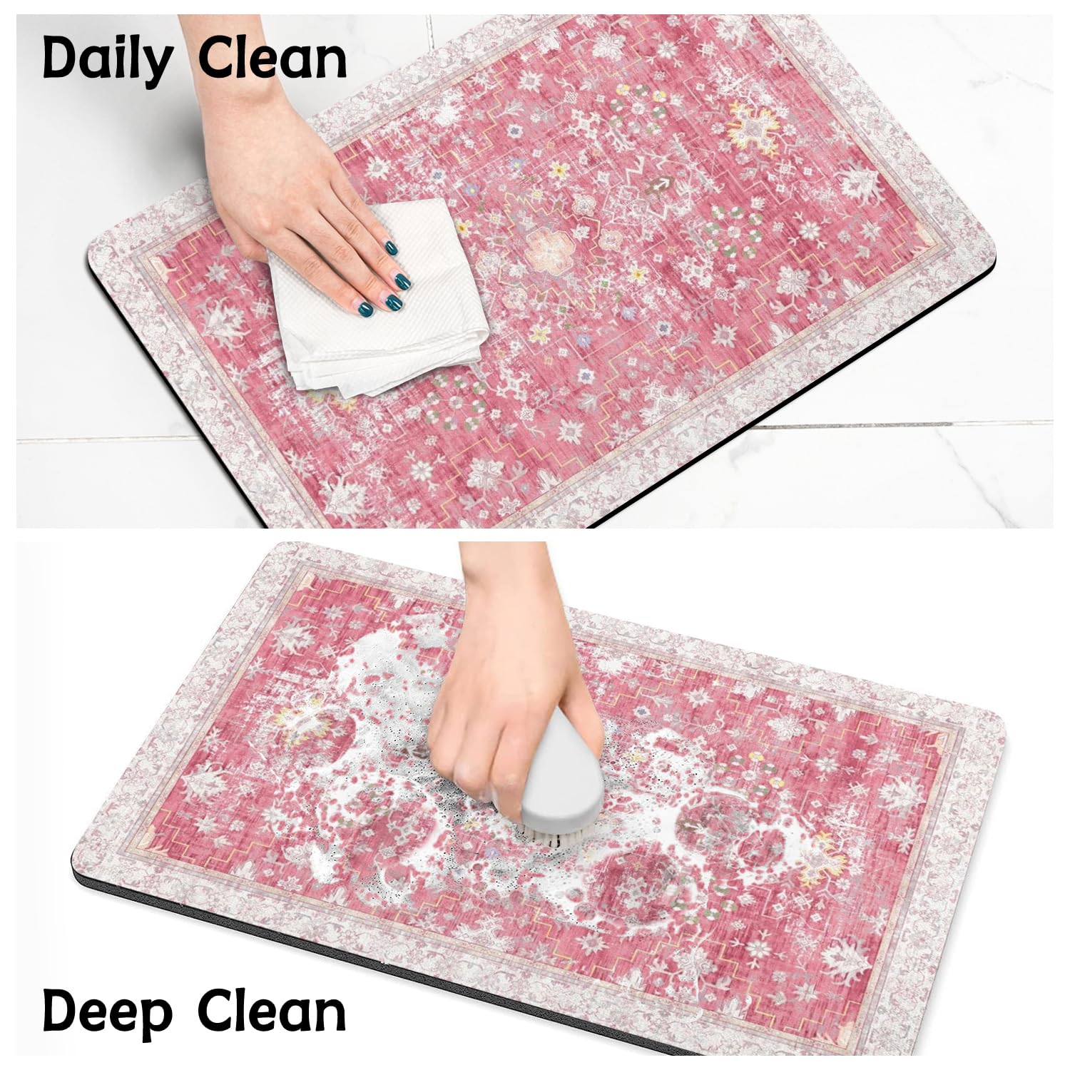 Usnfhcaw tapis intégré à la déco intérieure, look discret et utile