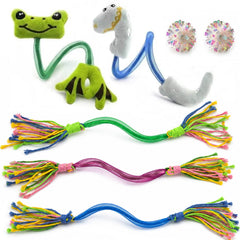 uyiixoxo pack frontal montrant les 7 jouets et valeur pour plusieurs chats