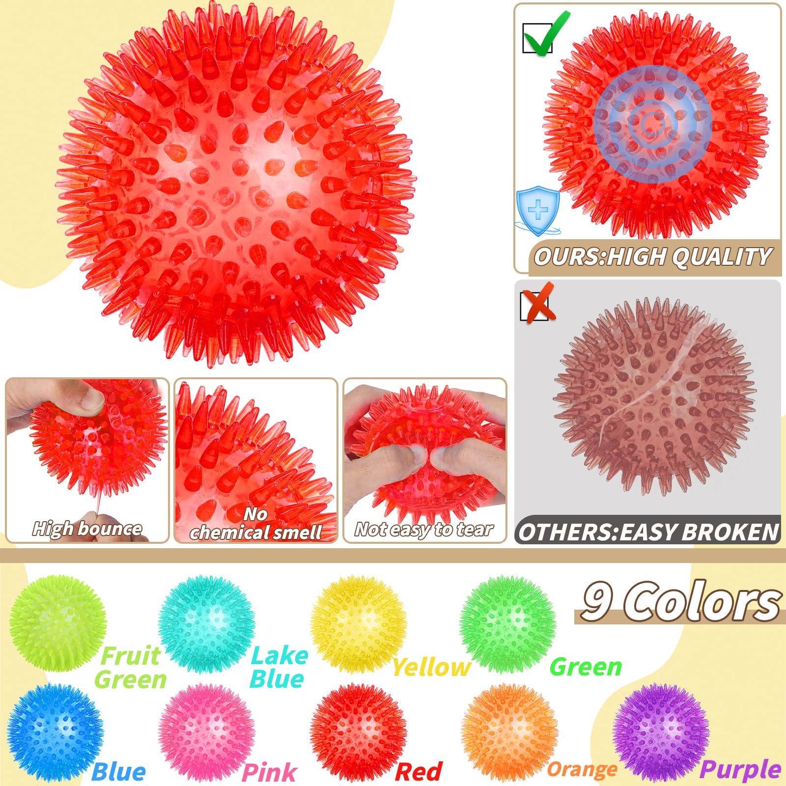 Texture TPR UZLU souple et résistante pour mastication sûre et élasticité