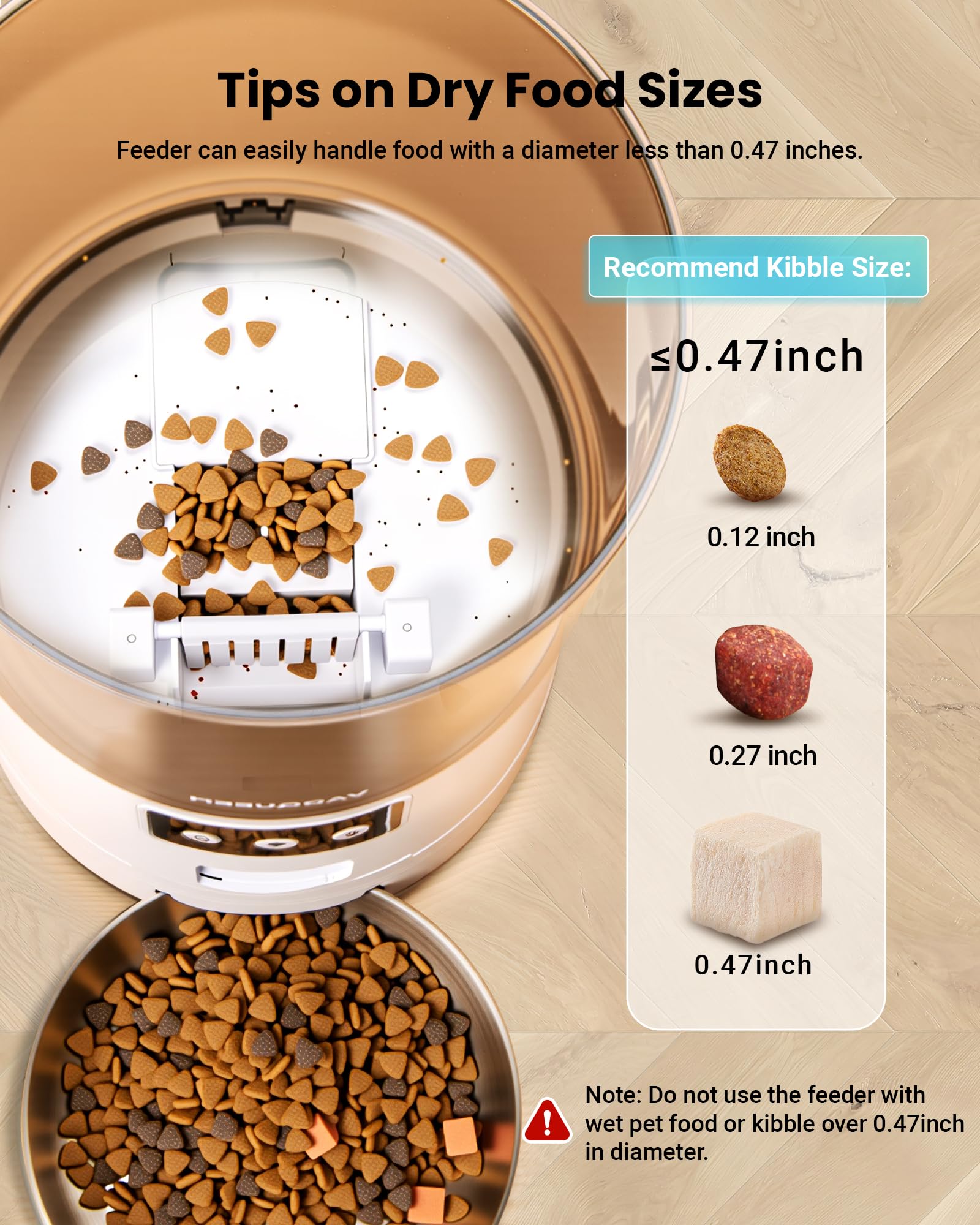 Vacqueen comparaison d'échelle pour montrer taille et capacité 6L