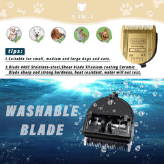 VALLNEI lame en usage sur chien assurant coupe douce