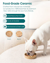 vancasso gamelle en usage chien mange calmement et plus lentement