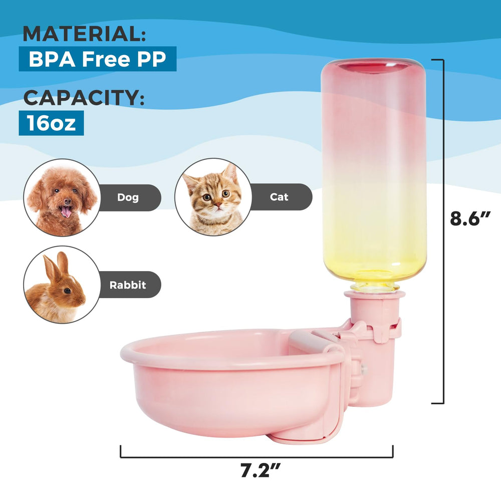 VANNON comparaison d'échelle illustrant capacité 16 oz et dimensions