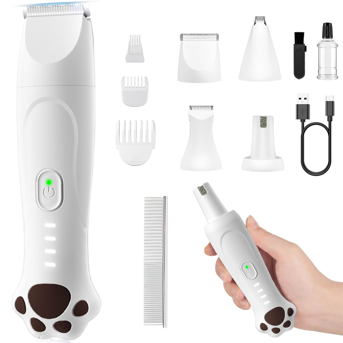 Veeconn face avant du kit montrant le corps et accessoires, facilité d'utilisation