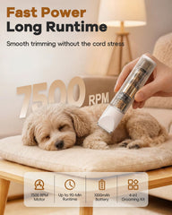 Veeconn utilisation sur chien démontrant confort et calme