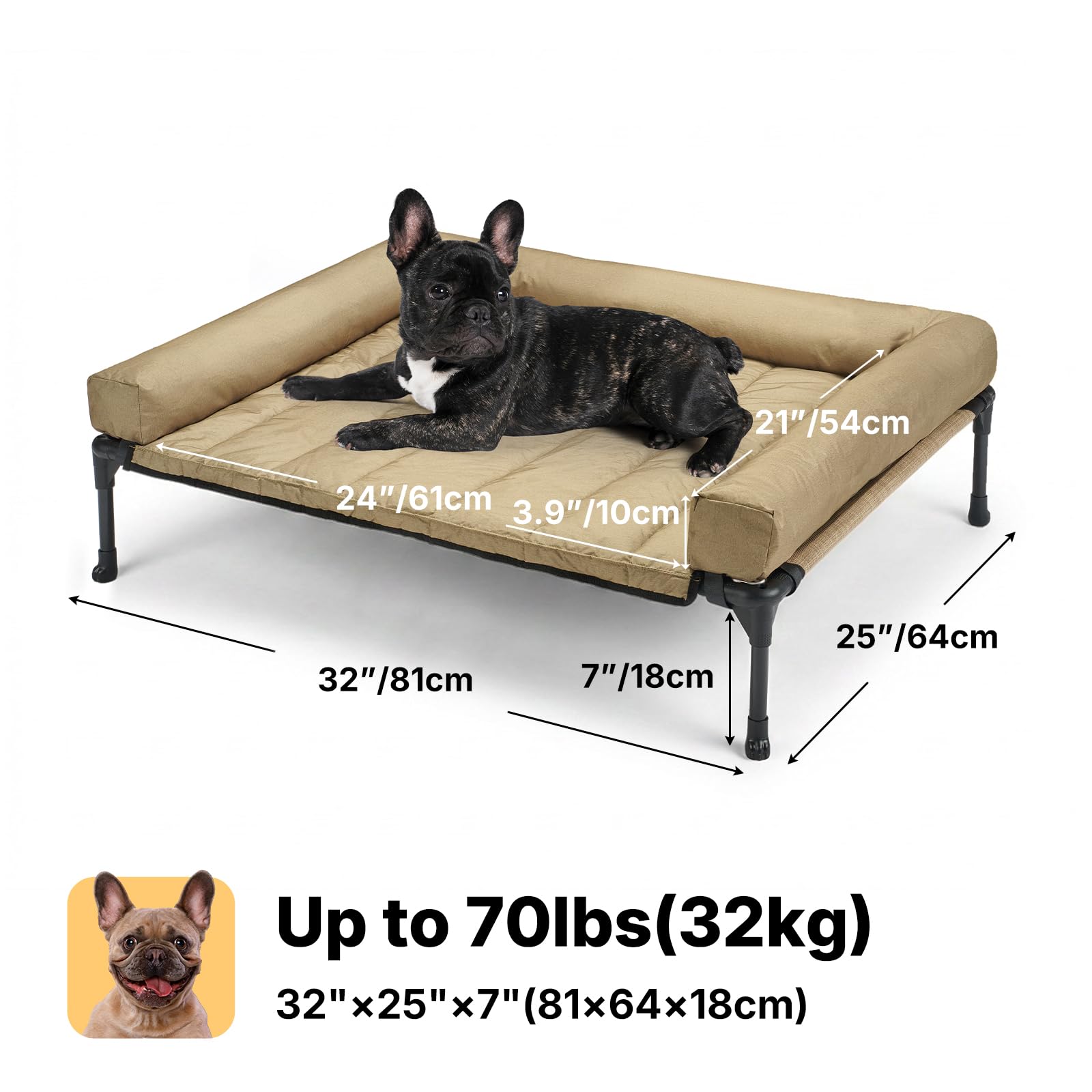Veehoo coussin trois côtés gros plan montrant imperméabilité et soutien du cou