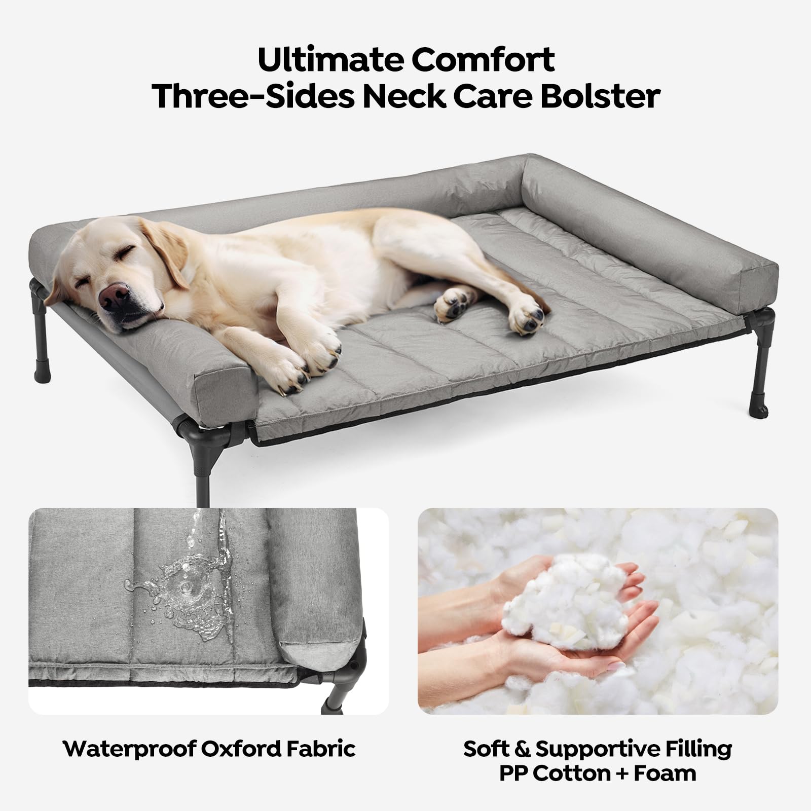 Veehoo gros plan du coussin imperméable pour nettoyage facile