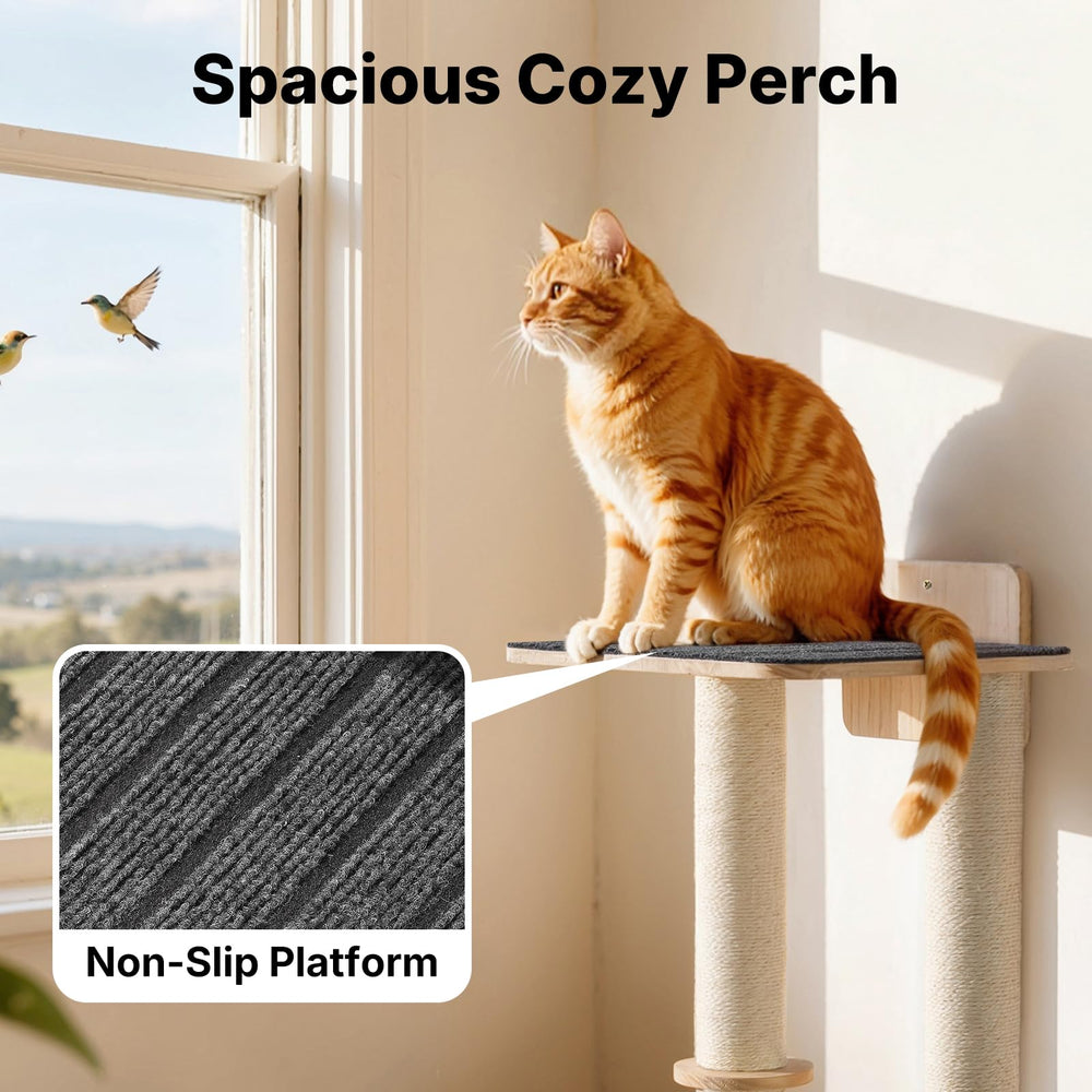 Veehoo perchoir moquette gros plan pour confort et siestes apaisantes