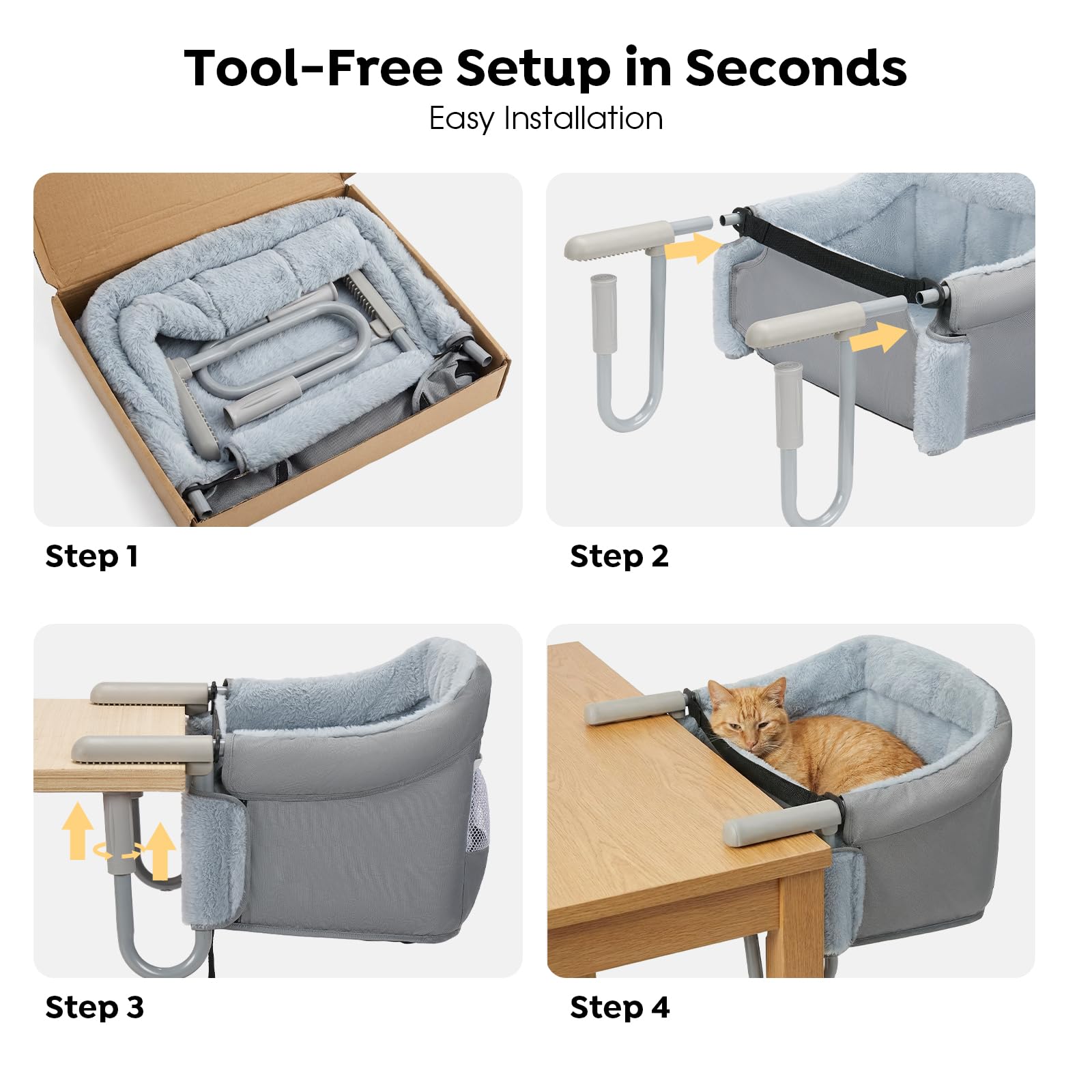 Veehoo hamac plié à plat pour rangement, gain de place évident