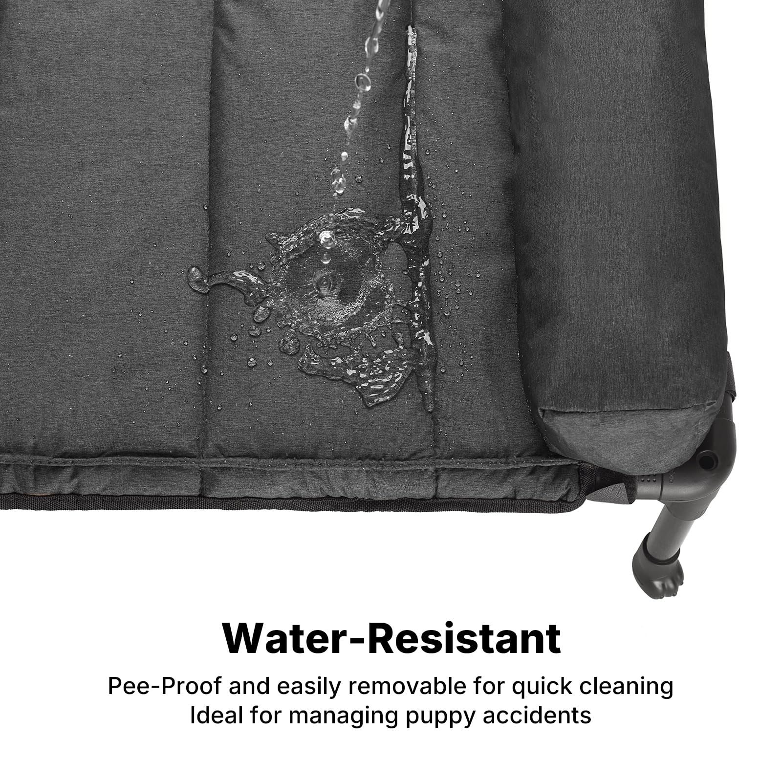 Veehoo structure acier avec pieds antidérapants offrant stabilité