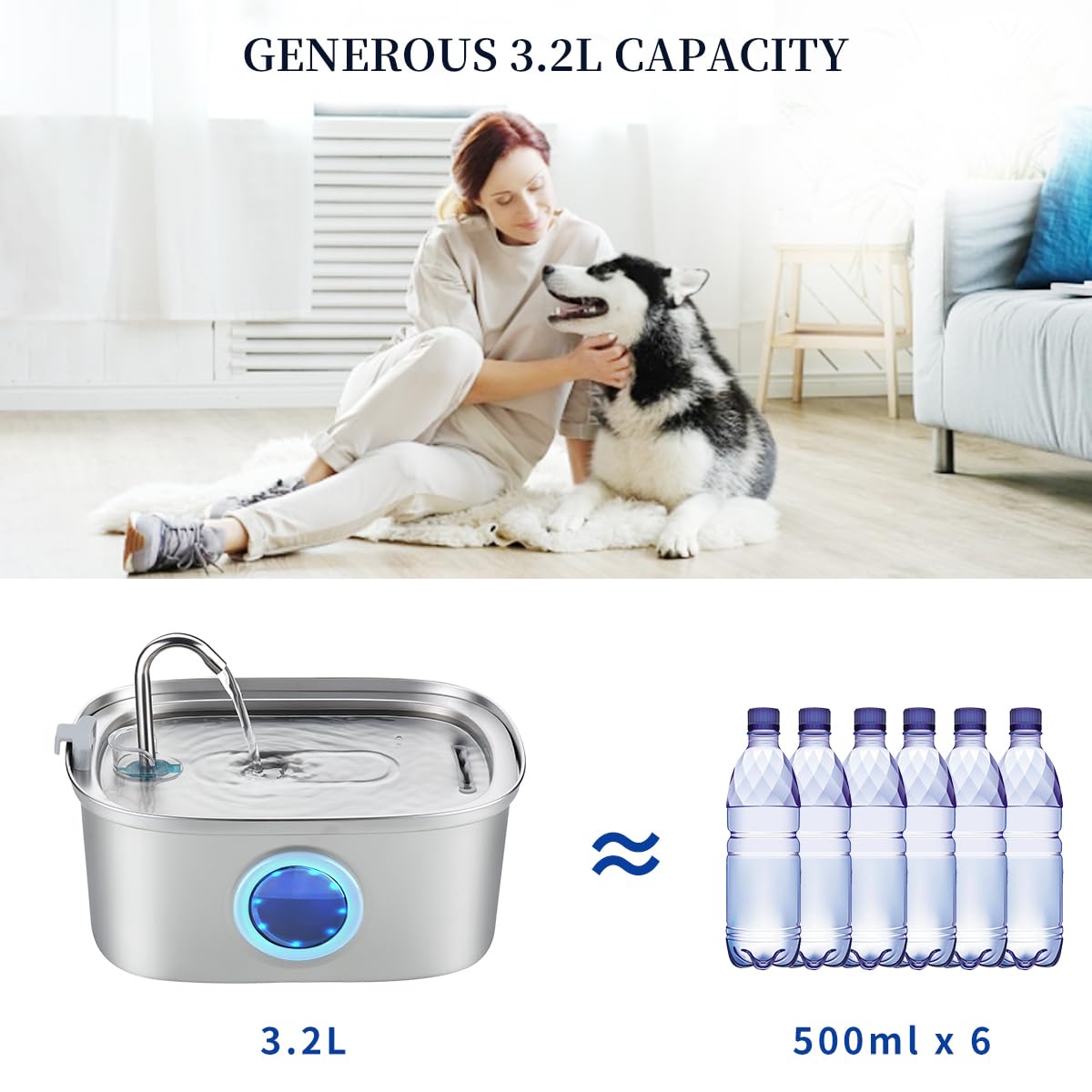 Vekonn gros plan acier inoxydable durable et facile à nettoyer