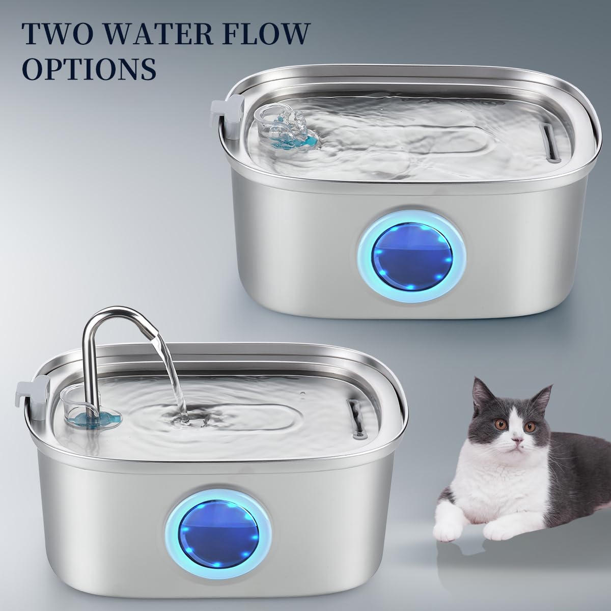 Vekonn fenêtre niveau d'eau visible pour contrôle pratique