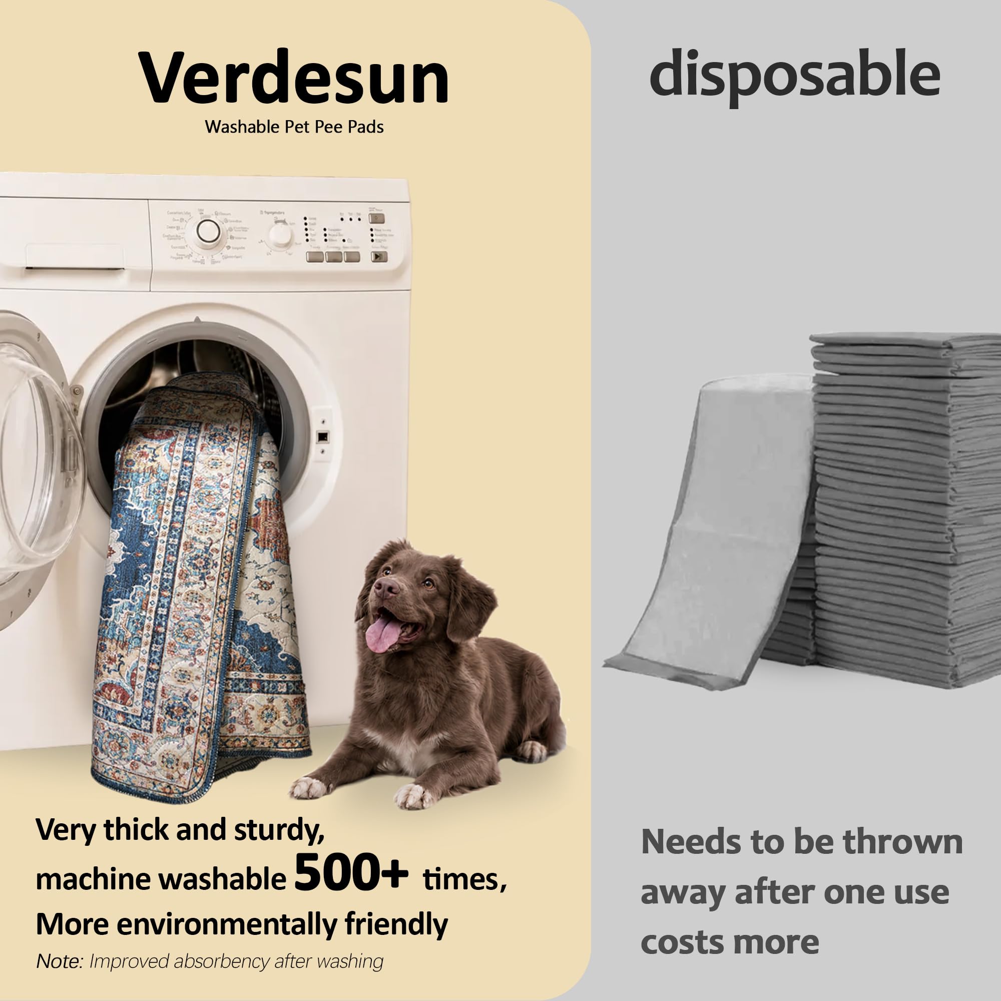Verdasun dos imperméable empêchant fuites et protégeant sol