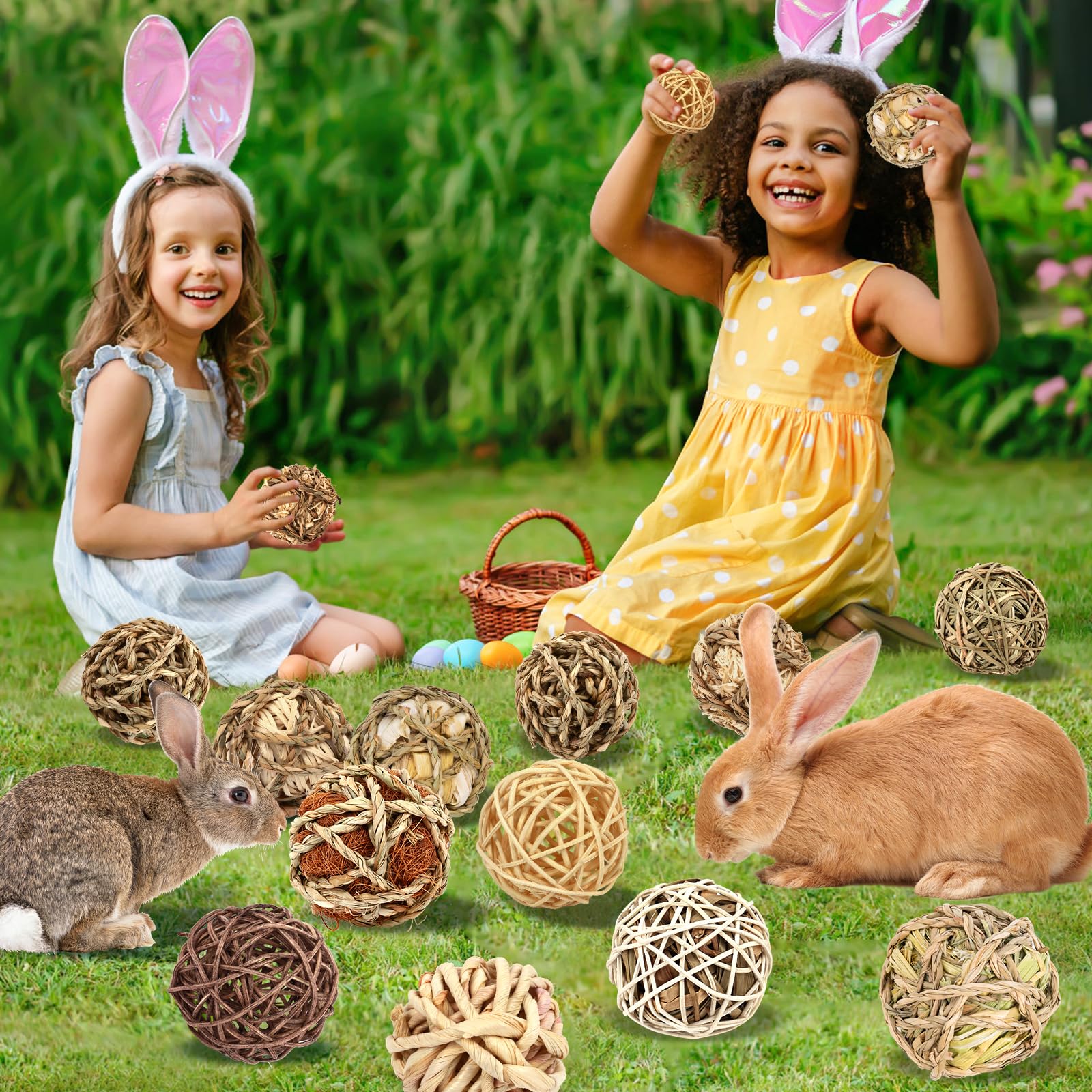 VESPRO ensemble des 16 boules disposées, variété pour enricher l'environnement