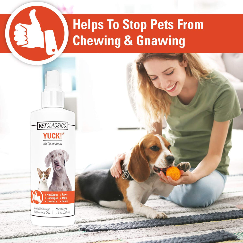 Vet Classics spray en diffusion montrant formule non collante