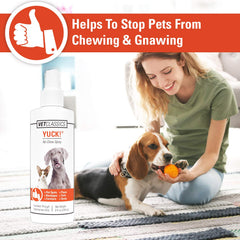 Vet Classics spray en diffusion montrant formule non collante