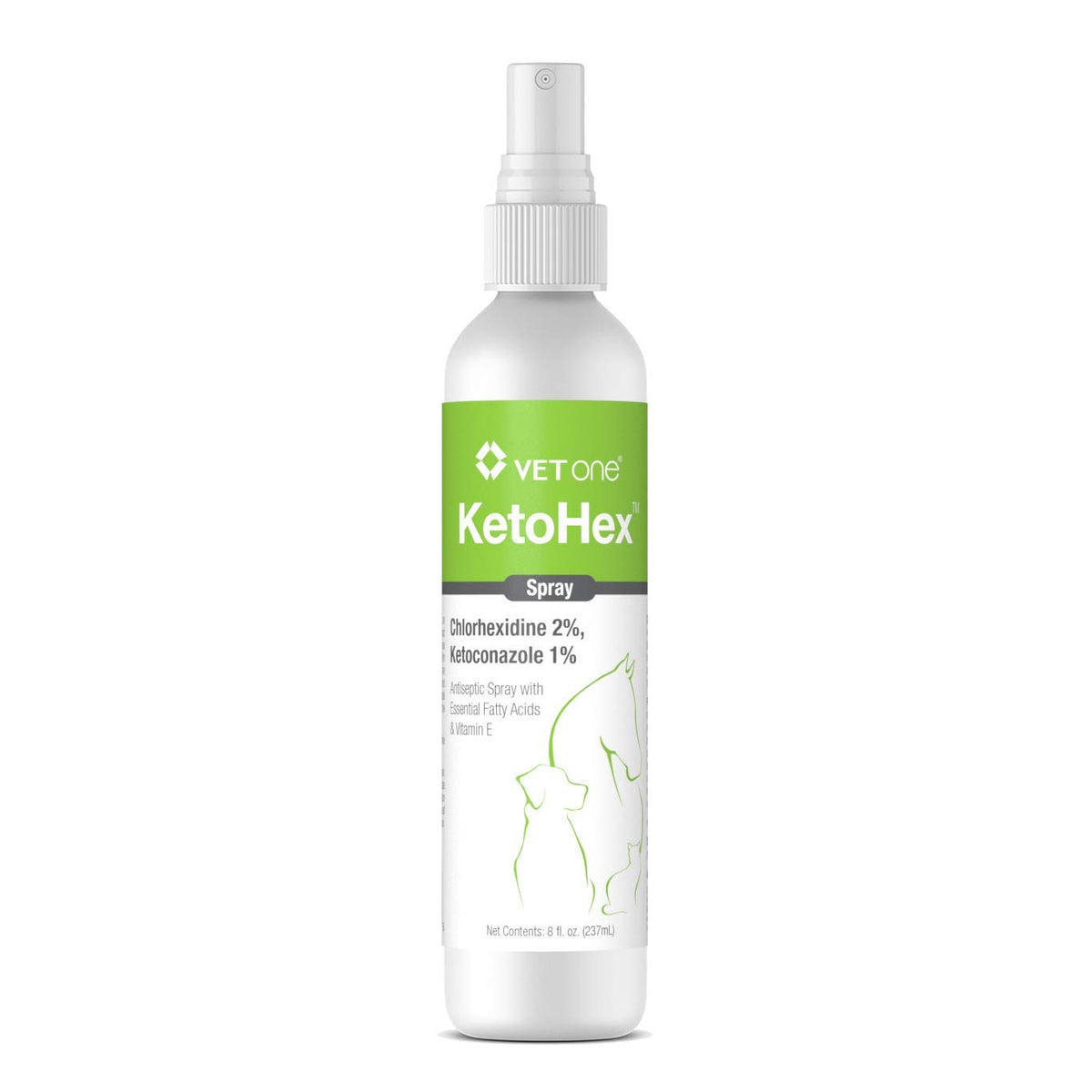 Vet One packaging avant montrant le produit et bénéfice de clarté d'achat