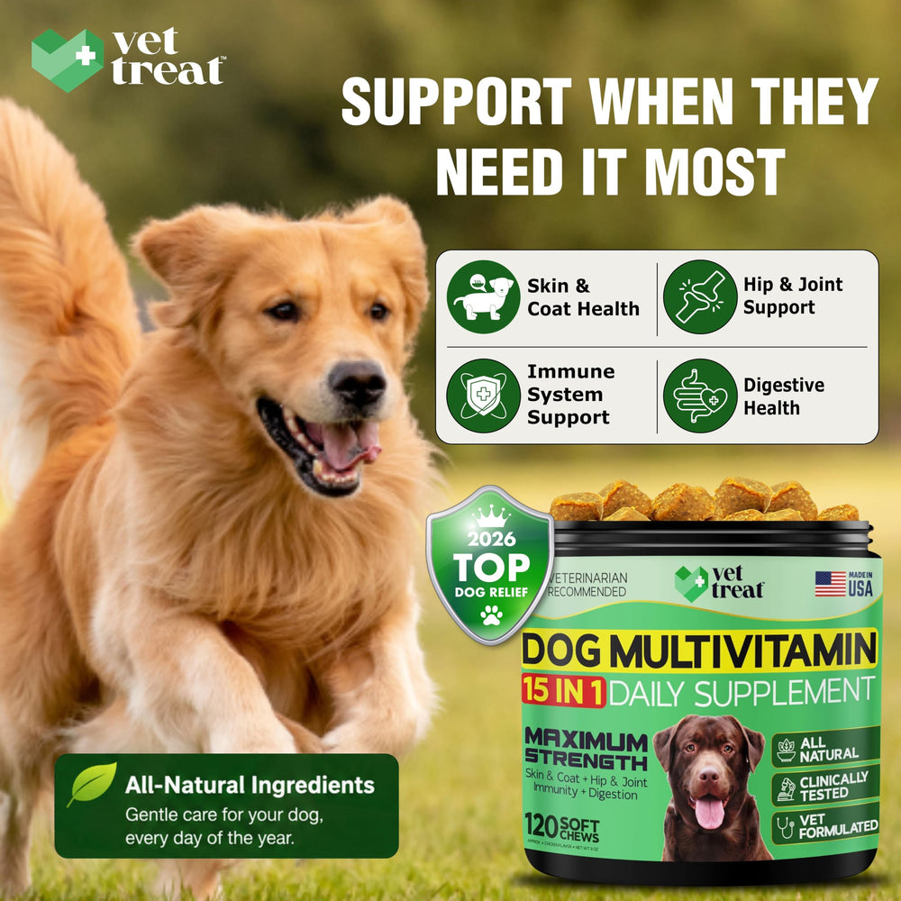 Vet Treat chiot acceptant la friandise pour un complément quotidien