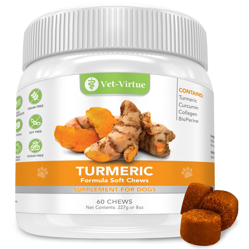 VET-VIRTUE bouteille face montrant les chews et avantage praticité