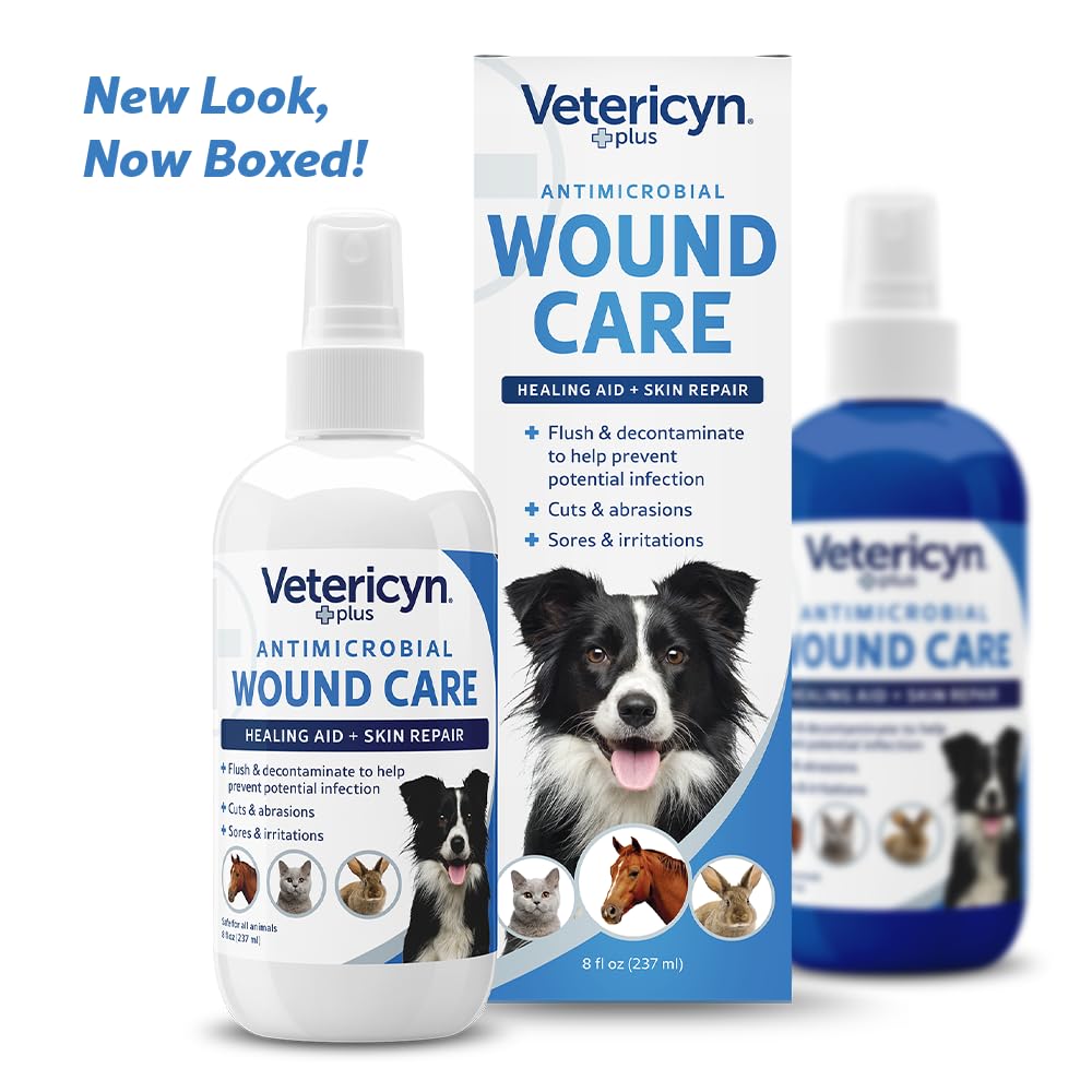 Vetericyn étiquette zoom montrant les informations produit et sécurité d’usage