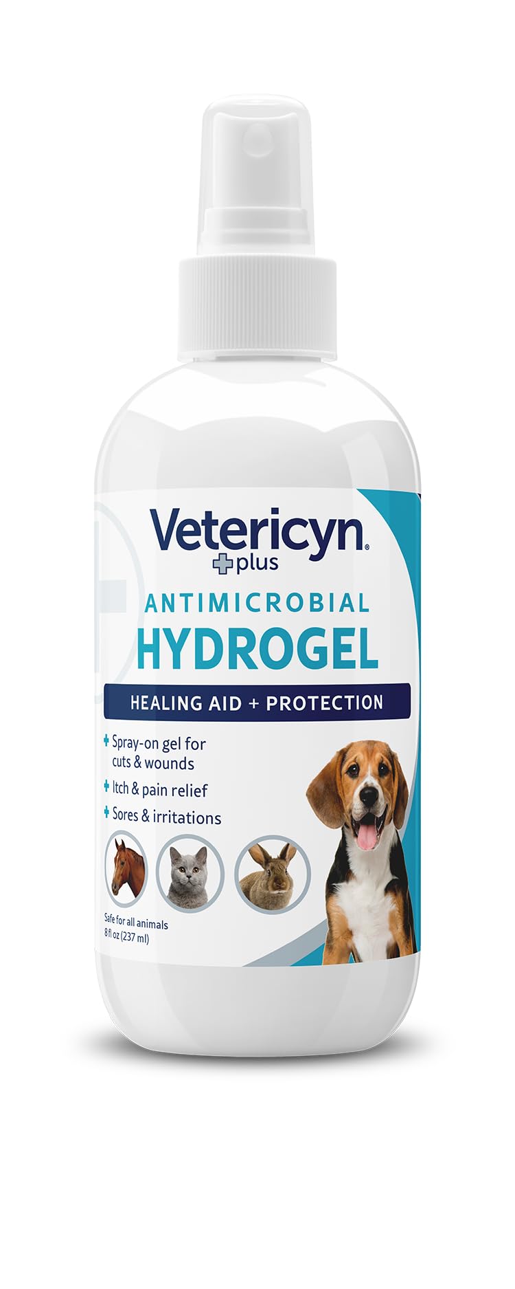 Vetericyn plus détail de la buse spray pour application sans contact et précision