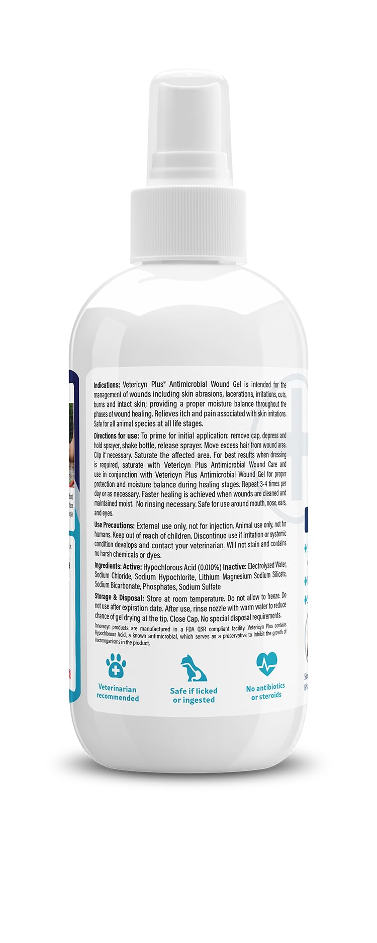 Vetericyn plus application sur un chien calme montrant confort et gestion facile