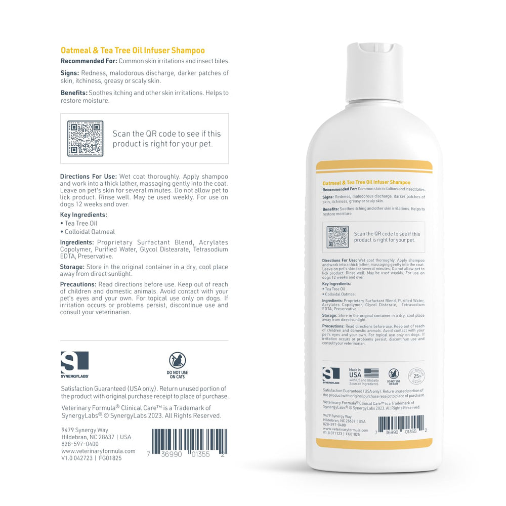 Veterinary Formula chien sec après bain pelage brillant et peau visiblement plus saine