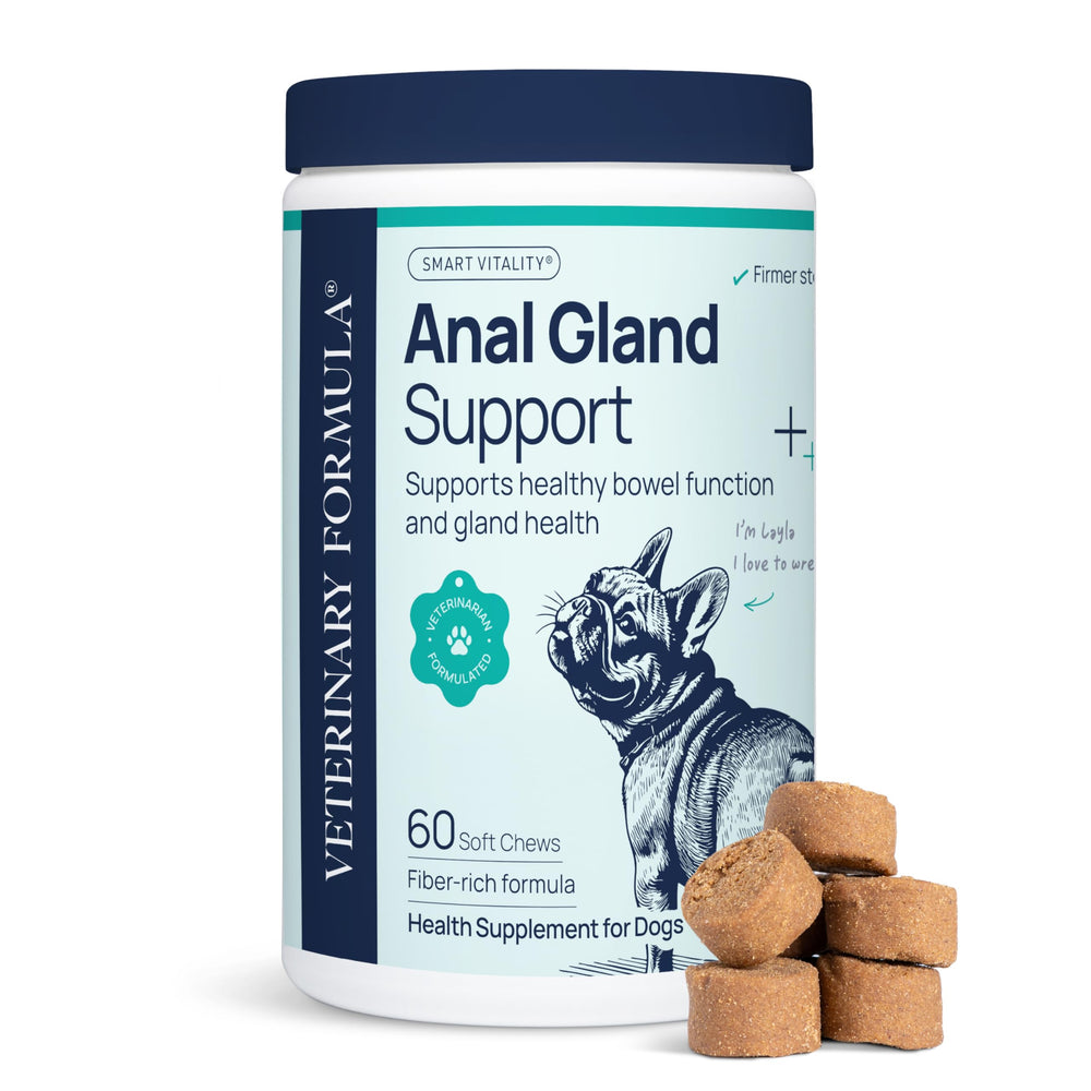 Veterinary Formula boîte avant montrant produit et bénéfice praticité