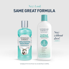 Veterinary Formula gros plan de la texture du shampooing pour hydratation apaisante