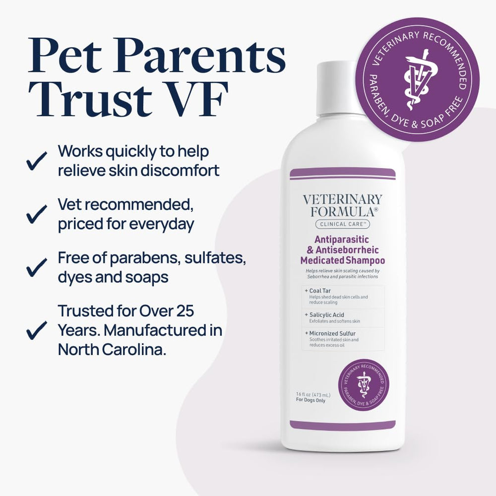 Veterinary Formula chien propre en lifestyle illustrant pelage rafraîchi
