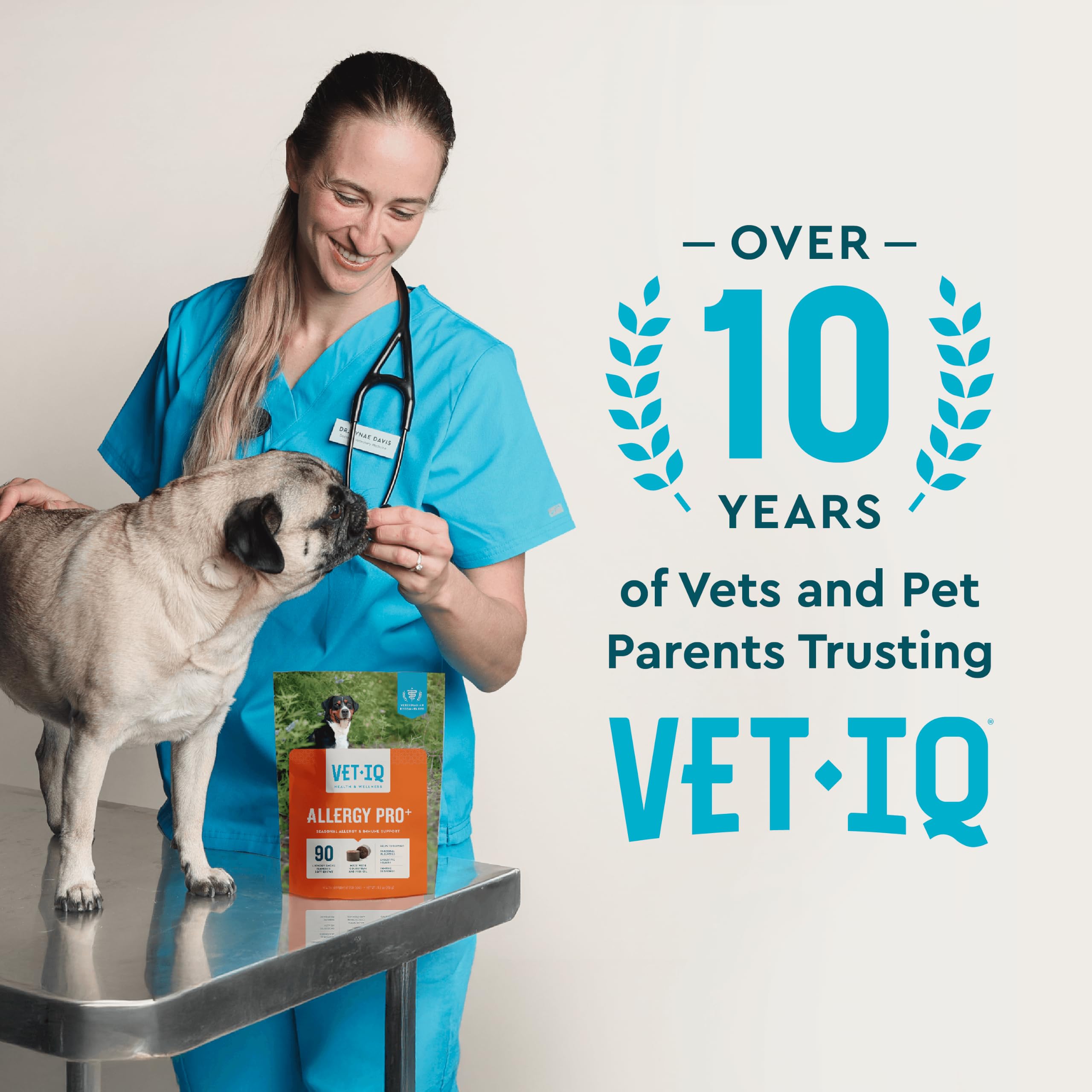 VETIQ bol et pelage brillant du chien, illustre bénéfice cutané apparent