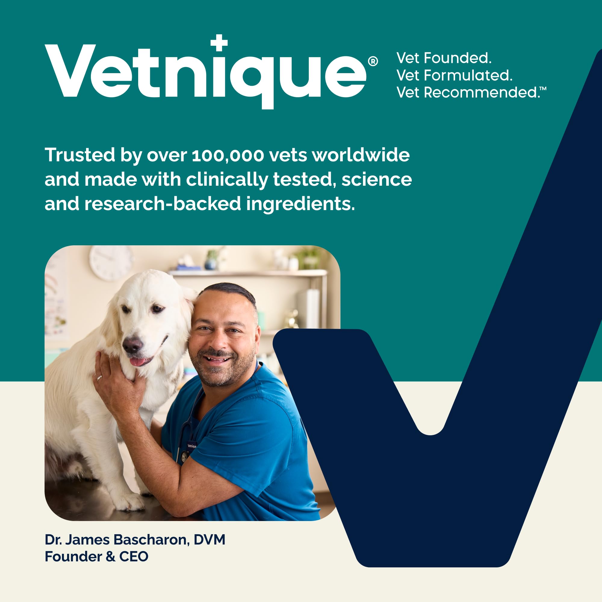Vetnique Dermabliss présenté avec lingettes et shampooing pour routine complète
